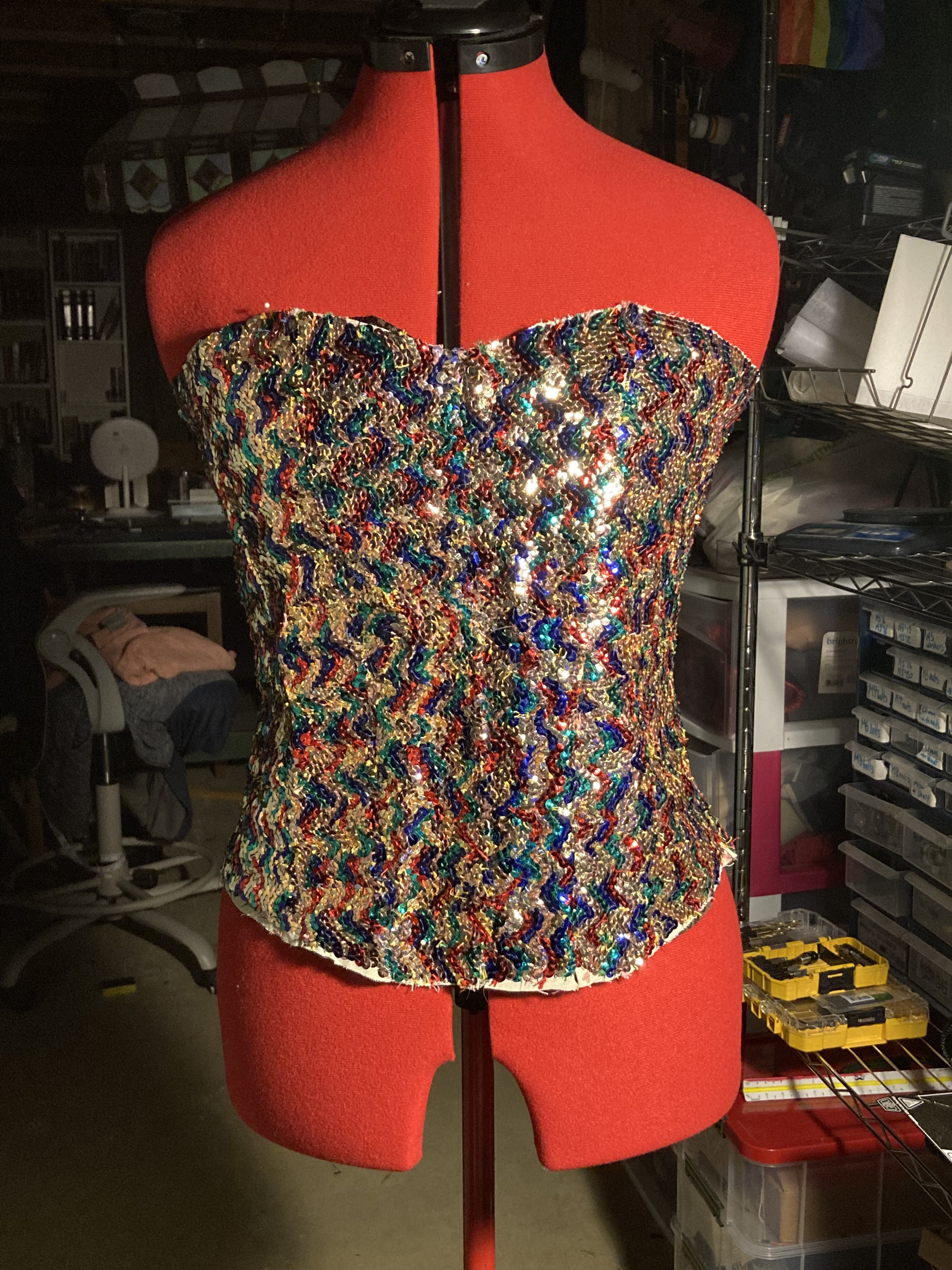 completed bustier